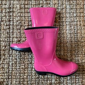 UGG Pink Rain / Snow Boots — Girls Size 2